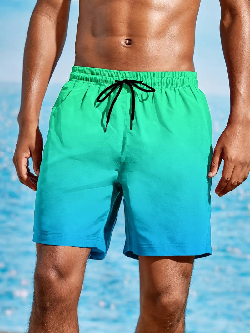 Fashion Gradient Color 3D Digital Printing Men