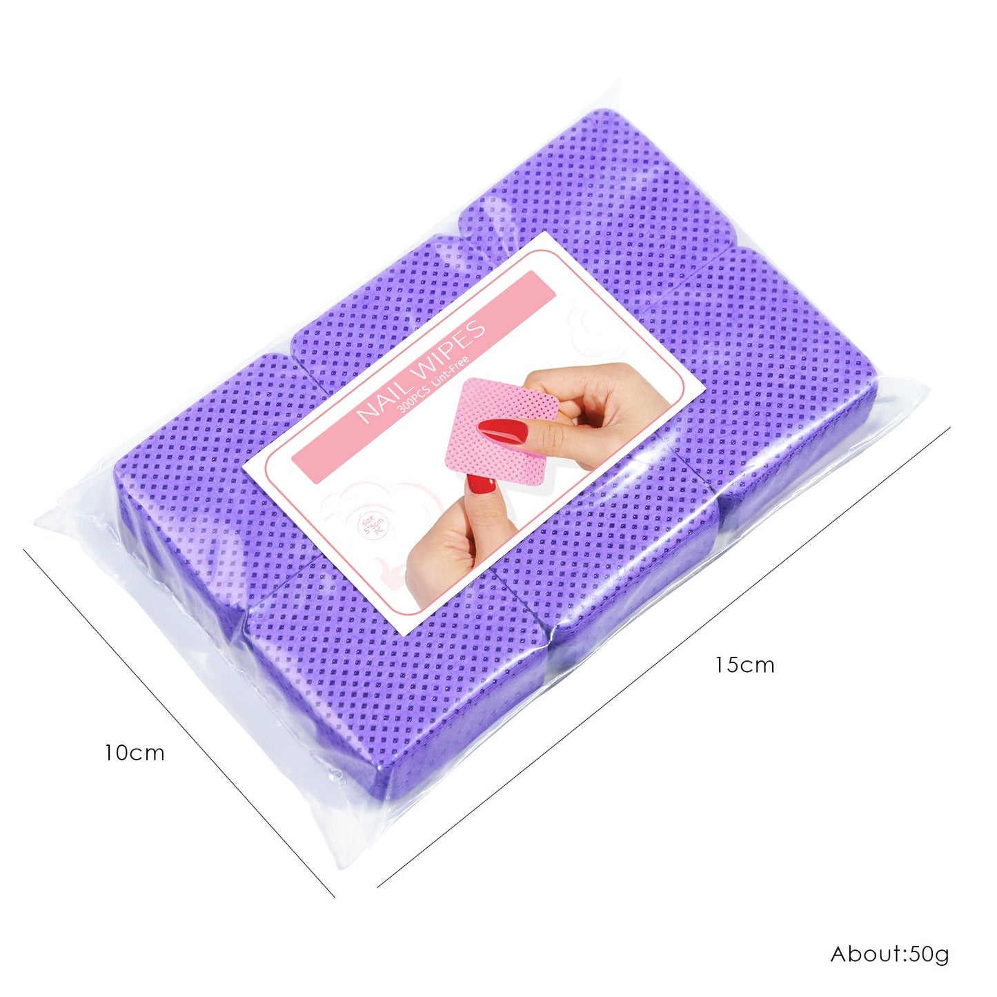 Portable Home Solid Color Magic Nail Polish Removing Tissue