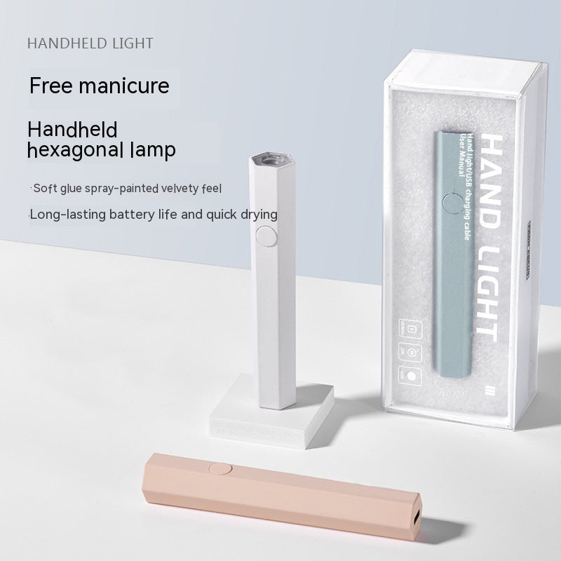 Small Portable Electric Storage Design Mini Nail Tip Heating Handheld Lamp