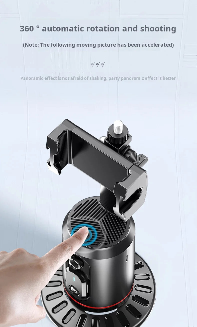 Video Selfie Stick Ai Inteligente Auto Tico bluetooth Selfie Stick 360 Rotation Auto Face Tracking with Light