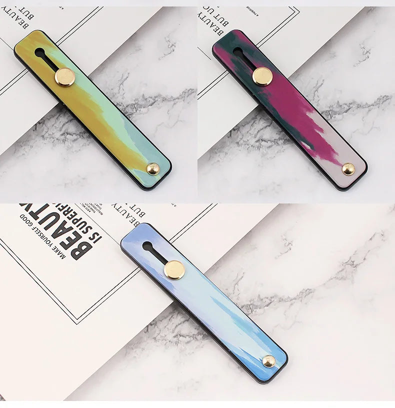 Mobile Phone Bracket Portable Finger Strap Phone Case Stand Finger Ring Grip Holder for Cell Phone Stand for IPhone 12 13 Xiaomi