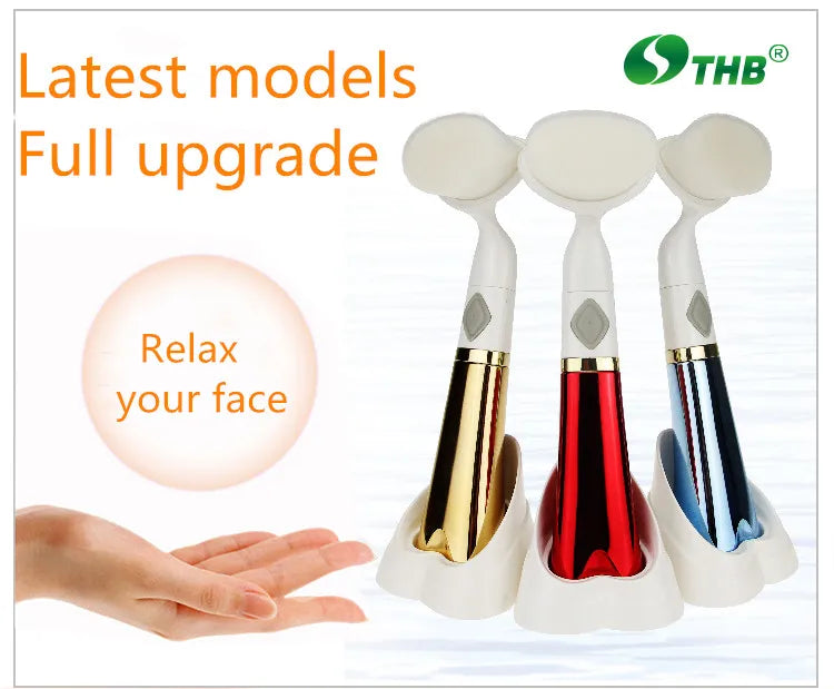 Soft Facial Cleansing Brush Multifunction SPA Deep Pore Cleansing Electric Facial Cleansing Brush Beauty Washing Brush