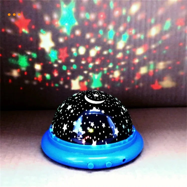 USB Kids Star Master Night Lamp Projector Baby Kids 3d Rgb Color Changing Led Night Light for Christmas