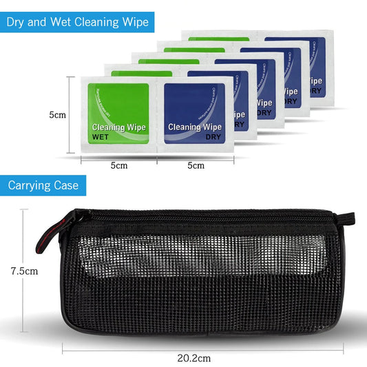 Professional Camera Cleaning Kit Lens Cleaning Kit w Air Blower Cleaning Pen Cleaning Cloth for Most Camera Mobile Phone Laptop