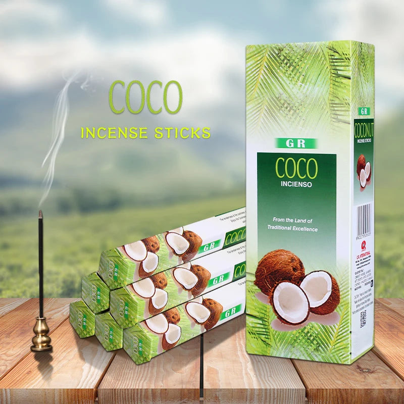 Y Original Indian Incense 20 Sticks Meditation Palo Santo White Sage Incense Room Toilet Deodorization Air Fresh Aromatherapy