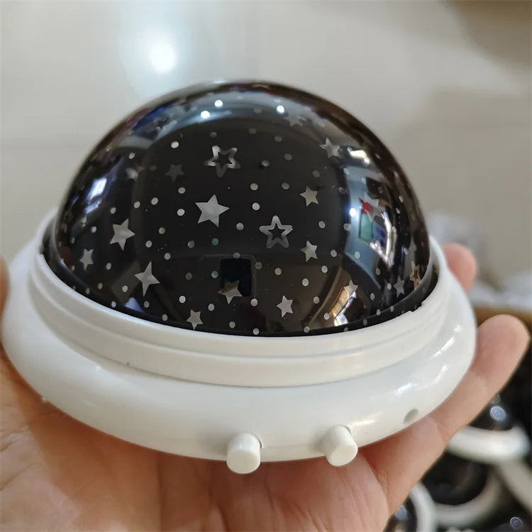 Baby Kids Sleep Color Changing Night Light Moon Star Projector Colorful Sky Moon Charging Projection Lamp