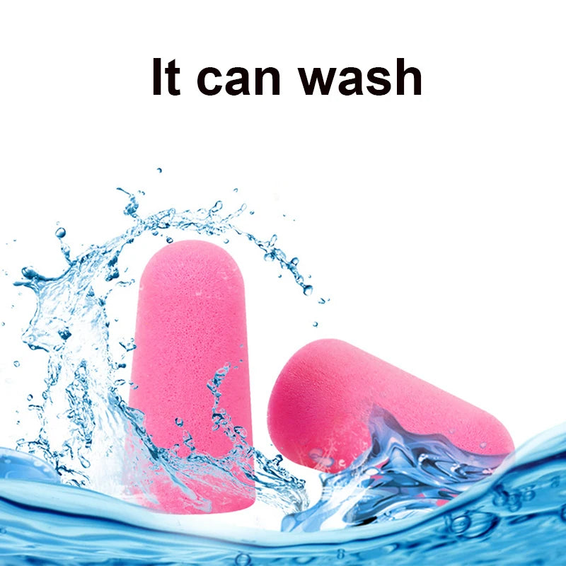 Earplugs Noise Reduction Sleep Foam Plug Canceling Music Anti Reusable For Snoring Earplug Sound Insulation Sleeping Ear Plugs