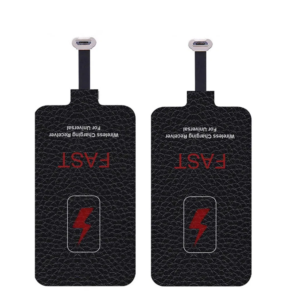 5V/2A 10W Qi Fast Wireless Charger Receiver for Charger Pad Coil for Phone 6 7 Plus Type-C Universal