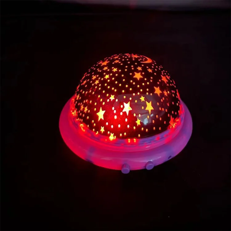 USB Kids Star Master Night Lamp Projector Baby Kids 3d Rgb Color Changing Led Night Light for Christmas
