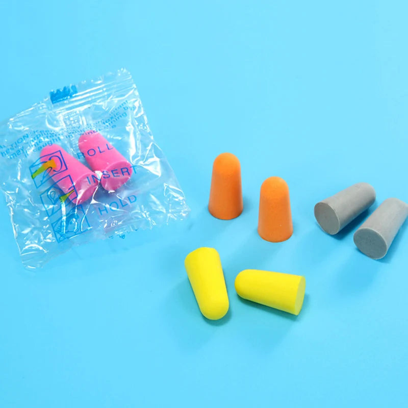 Earplugs Noise Reduction Sleep Foam Plug Canceling Music Anti Reusable For Snoring Earplug Sound Insulation Sleeping Ear Plugs