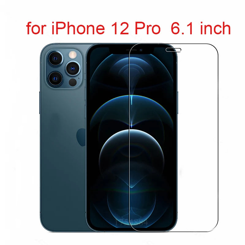 Tempered Glass For iPhone  11 12 Pro X XS MAX XR Screen Protector Protective Film For iPhone 6 6S 7 8Plus 5 5S SE 2020 12 mini