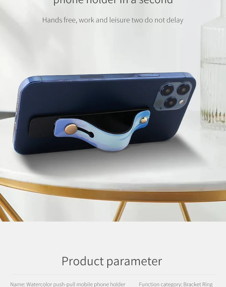 Mobile Phone Bracket Portable Finger Strap Phone Case Stand Finger Ring Grip Holder for Cell Phone Stand for IPhone 12 13 Xiaomi