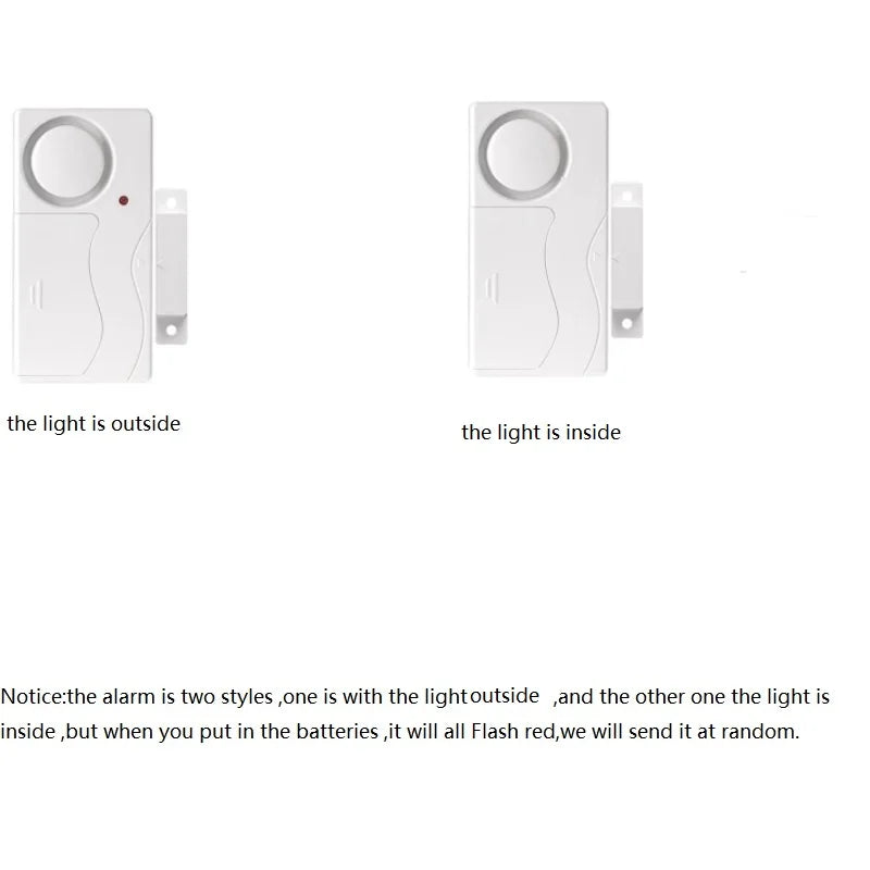 Darho Door Window Entry Security ABS Wireless Remote Control Burglar Alarm Magnetic Sensor Door Alert System Home Protection Kit