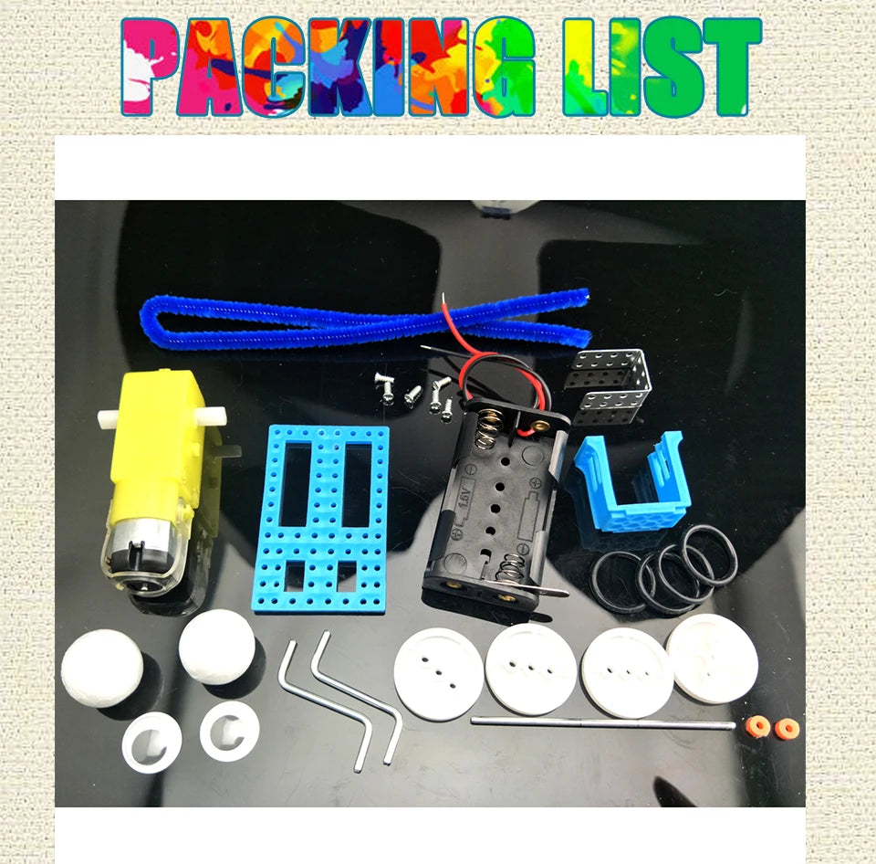 Kids DIY Reptile Robot Electric Wooden Science Experiments Toys for Children Educational Handmade Assemble Toys Boys Girls