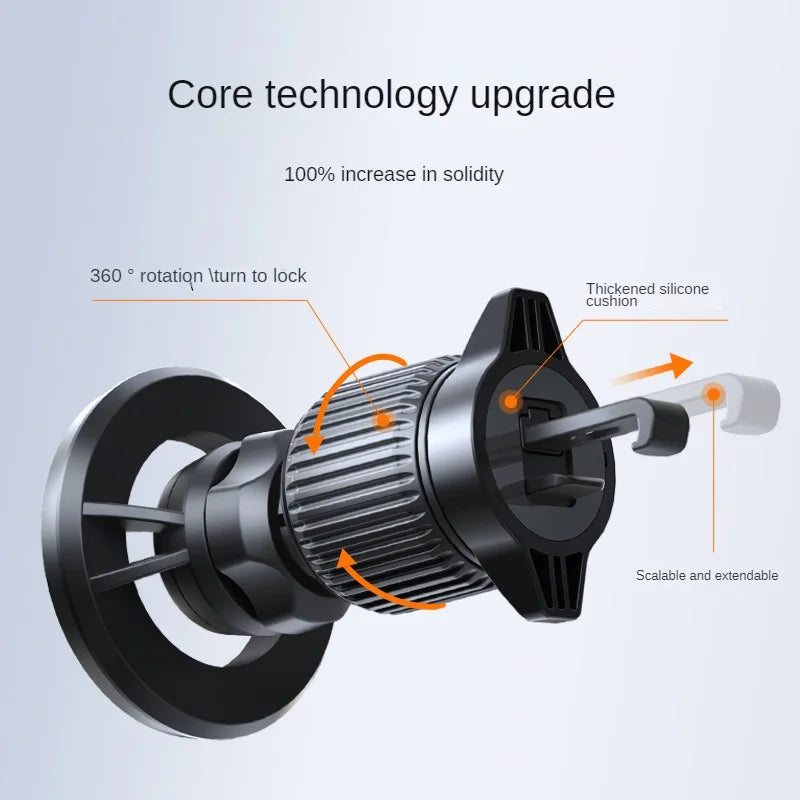 New Arrival Flexible Car Accessories Universal 360 Rotatable air Vent Magnetic Car Mobile Phone Holder for Car