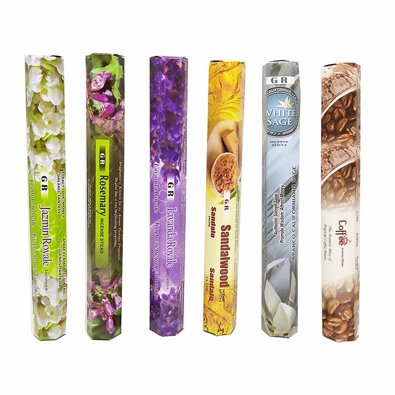Y Original Indian Incense 20 Sticks Meditation Palo Santo White Sage Incense Room Toilet Deodorization Air Fresh Aromatherapy