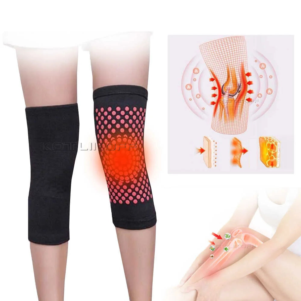 Tourmaline Self Heating Knee Pads Help Warm Support Magnetic Therapy KneePad Pain Relief Arthritis Knee Patella Massage Sleeves
