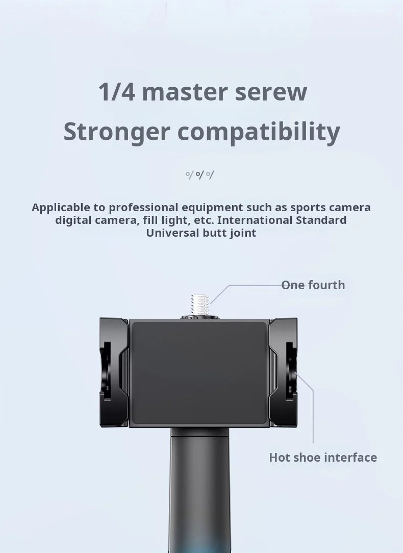Video Selfie Stick Ai Inteligente Auto Tico bluetooth Selfie Stick 360 Rotation Auto Face Tracking with Light