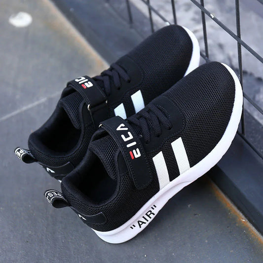 Children Sport Shoes Mesh Breathable Casual Sneakers Lightweight Running Baby Kids Soft Bottom Outdoor Breathable Walking Shoes