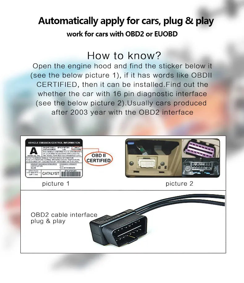 AD Digital Car OBD HUD A8 Head Up Display AUTO HUD OBD Reflect Windshield Screen Projector LED Speedometer Water Temp RPM Meter