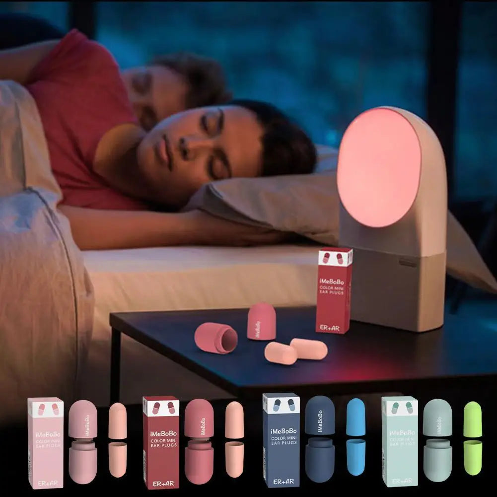 Capsule Ear Plugs Soundproof Earplugs Earplugs For Sleep Special Mute Soft Slow Rebound Anti-Noise Protection Ear Plug
