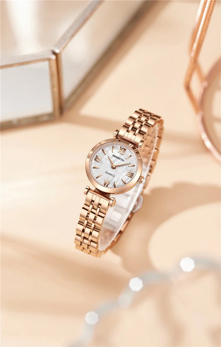 Rebirth D031 2023 New Luxury Bracelet Women Watches Bracelets Wholesale Watch Fashion Quartz Woman Wristwatches for Reloj Cuarzo