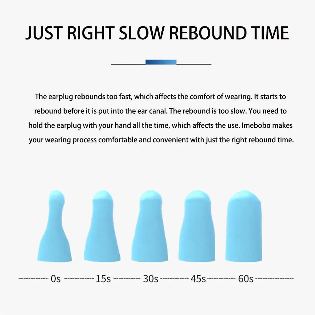 Capsule Ear Plugs Soundproof Earplugs Earplugs For Sleep Special Mute Soft Slow Rebound Anti-Noise Protection Ear Plug