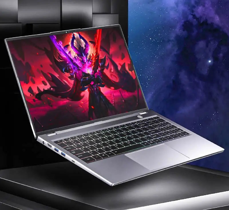 Intel N95 Gaming Laptop IPS Screen 16GB RAM 512GB/1TB SSD Quad Core Processor Windows 11 Operating System Finger Print UK/US