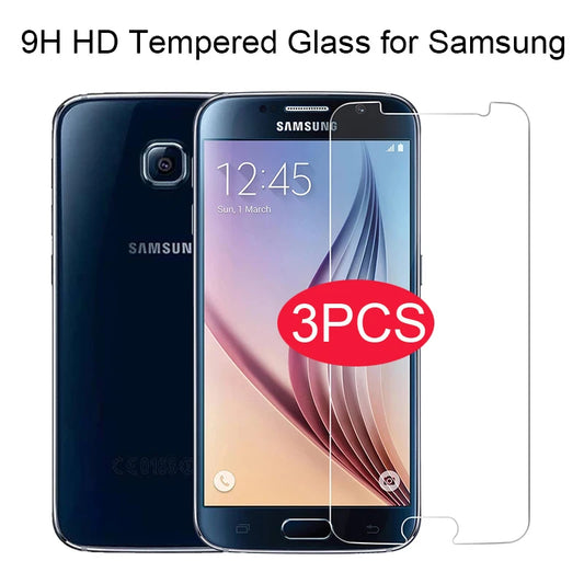 3PCS Phone Screen Protector Tempered Glass for Samsung Galaxy S7 Protective Film