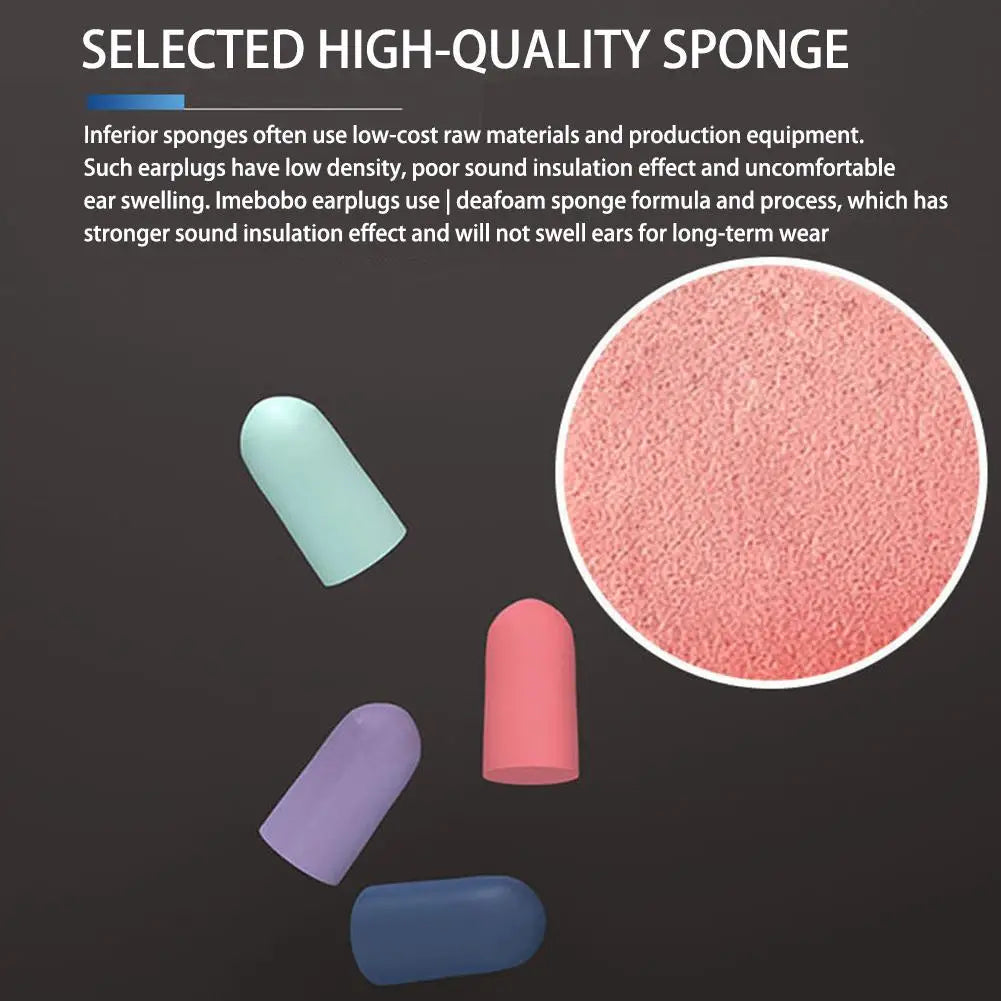 Capsule Ear Plugs Soundproof Earplugs Earplugs For Sleep Special Mute Soft Slow Rebound Anti-Noise Protection Ear Plug