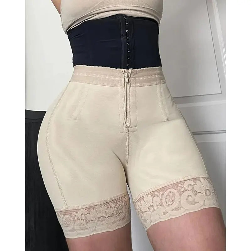 Tummy Control Booty Lifting Shorts High Compression Fajas Shapewear for Women Fajas Colombianas Butt Lifter Bodysuit
