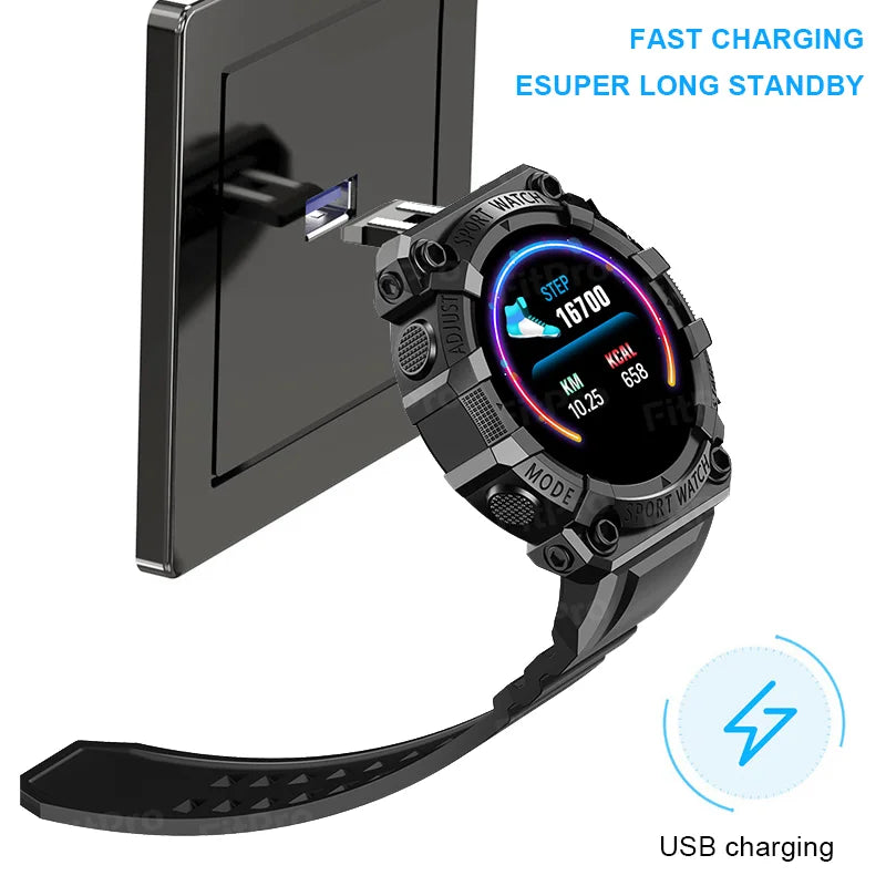 FD68 Smartwatch Fitness Tracker Color Screen Smartwatch FD68 Heart Rate Monitor Fitness Band Smart Watch FD68S