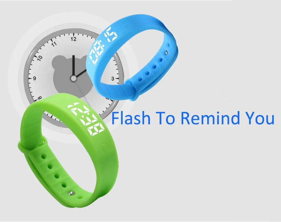 W5Sv Smart Bracelet Vibration Alarm Clock Reminder Sleep Monitoring 24 Hours Pedometer Rechargeable Bracelet