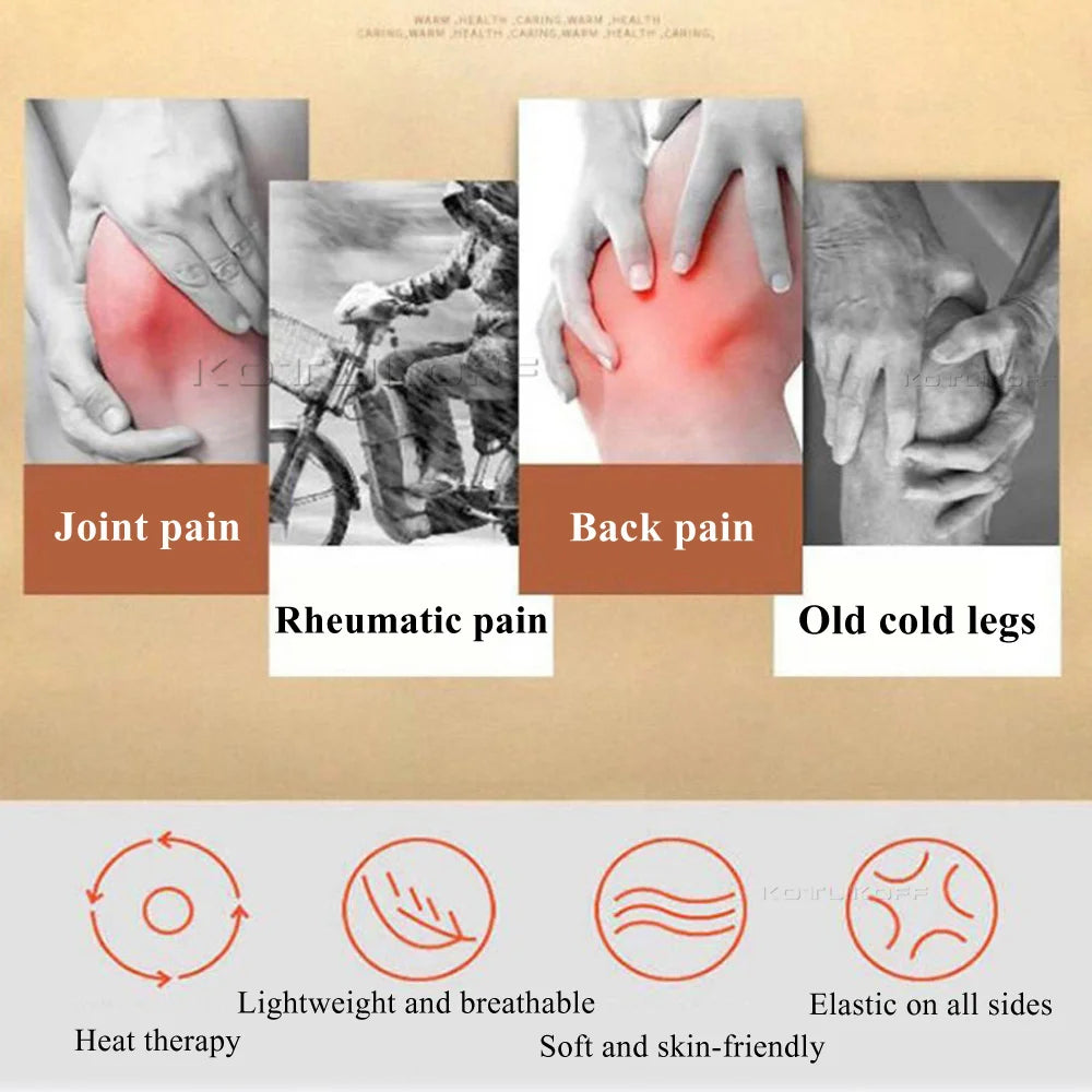 Tourmaline Self Heating Knee Pads Help Warm Support Magnetic Therapy KneePad Pain Relief Arthritis Knee Patella Massage Sleeves
