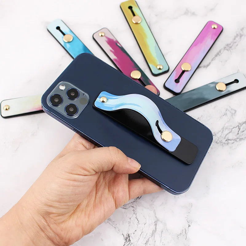 Mobile Phone Bracket Portable Finger Strap Phone Case Stand Finger Ring Grip Holder for Cell Phone Stand for IPhone 12 13 Xiaomi