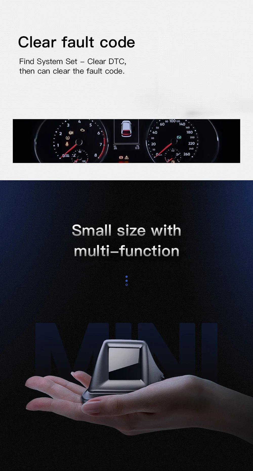 Head UP Display OBD2+GPS On-board Computer RPM Turbo HUD Oil Pressure Water Temp GPS Speedometer Projectors Car Accessories