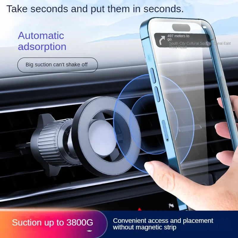 New Arrival Flexible Car Accessories Universal 360 Rotatable air Vent Magnetic Car Mobile Phone Holder for Car