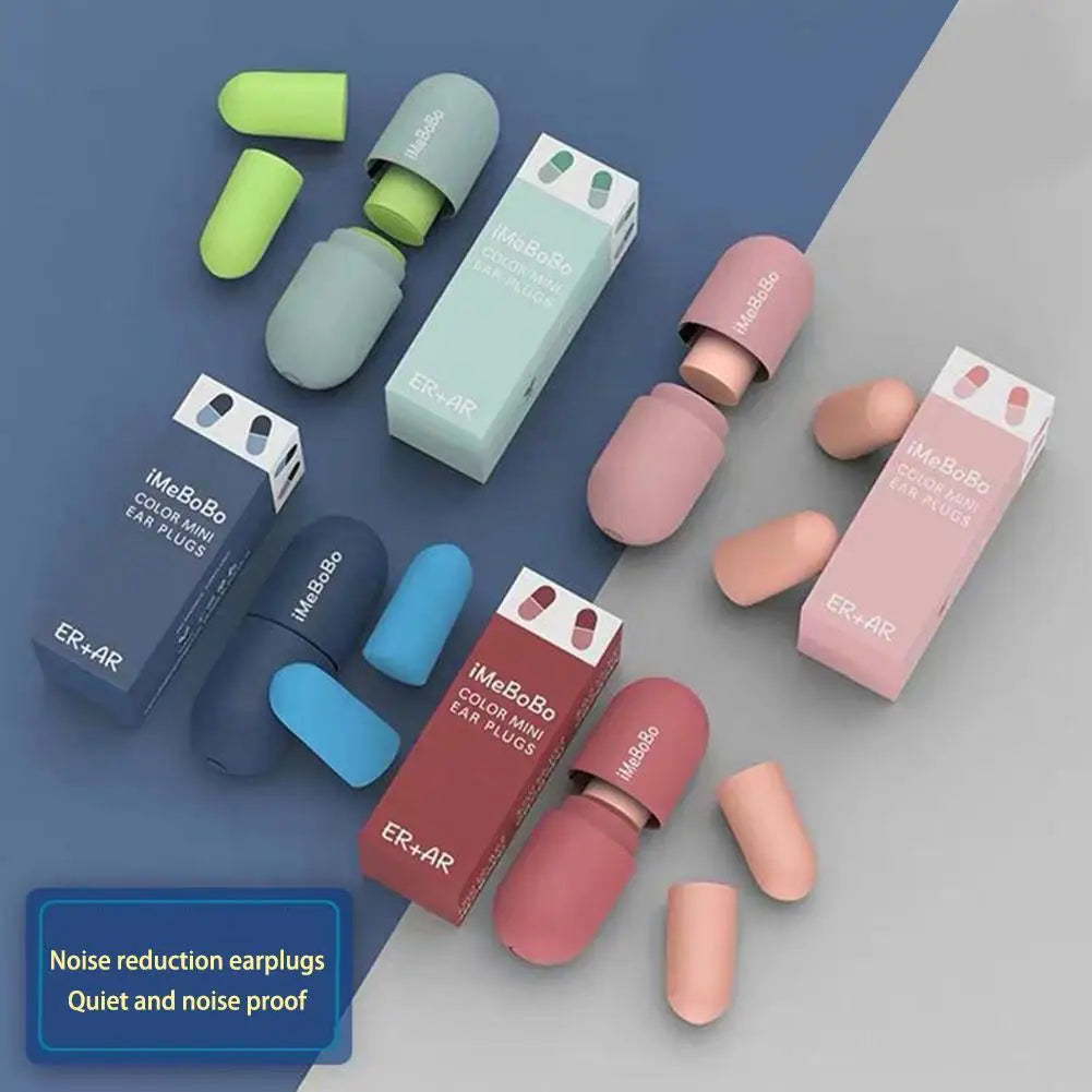 Capsule Ear Plugs Soundproof Earplugs Earplugs For Sleep Special Mute Soft Slow Rebound Anti-Noise Protection Ear Plug