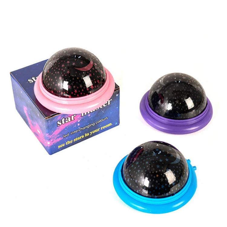 Baby Kids Sleep Color Changing Night Light Moon Star Projector Colorful Sky Moon Charging Projection Lamp