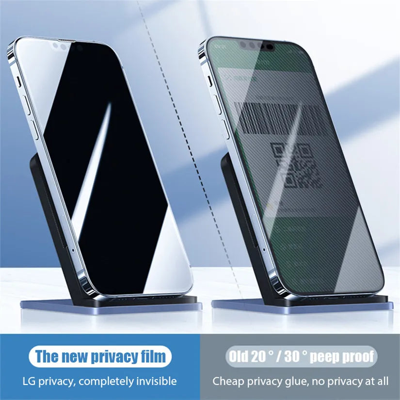 Anti Spy Glass For iPhone 17 16 15 14 13 Pro Max Privacy Screen Protector iPhone 12 11 13 Mini 14 15 Pro Glass Film