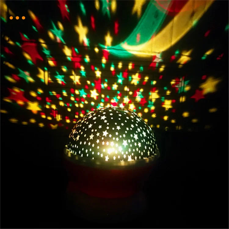 USB Kids Star Master Night Lamp Projector Baby Kids 3d Rgb Color Changing Led Night Light for Christmas