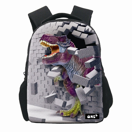 Dinosaur Print School Bags Cheapest Backpack with Comfortable Padded Fashion Trend School Bag with Soft Handle