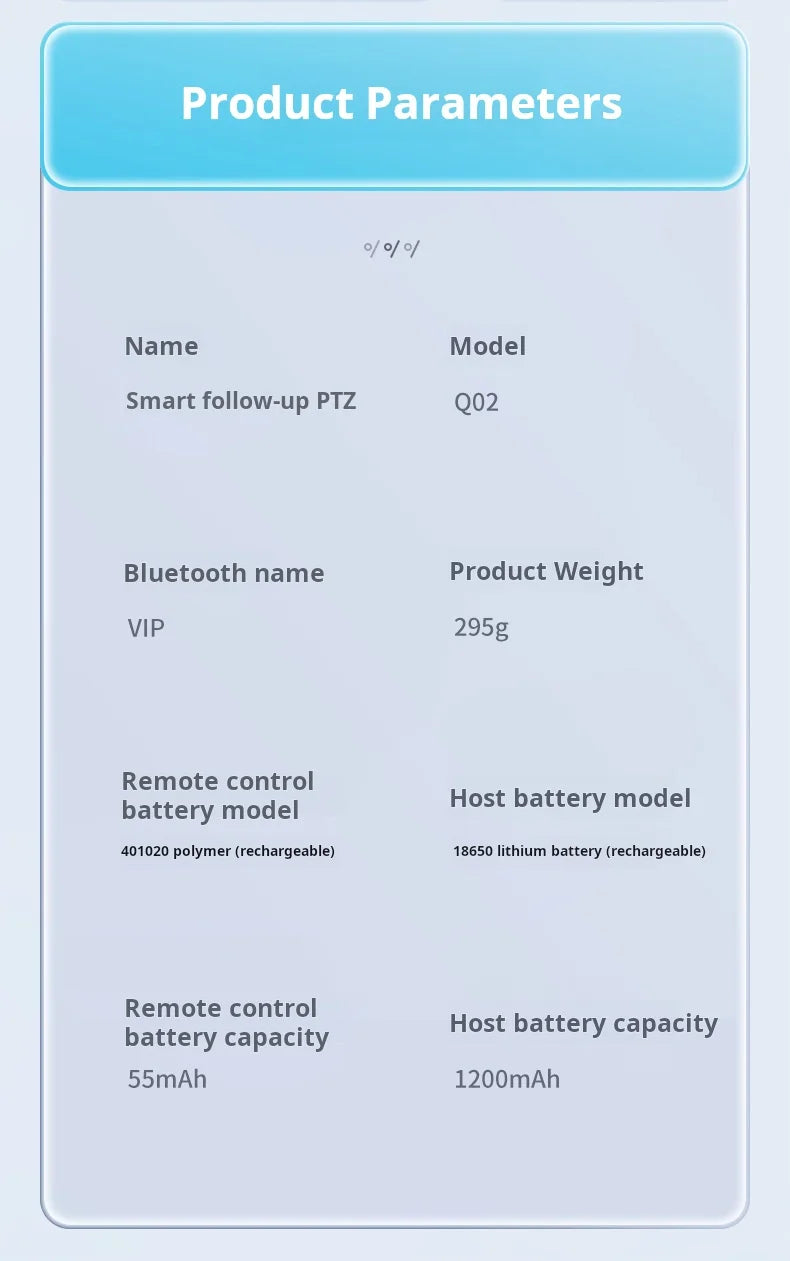 Video Selfie Stick Ai Inteligente Auto Tico bluetooth Selfie Stick 360 Rotation Auto Face Tracking with Light