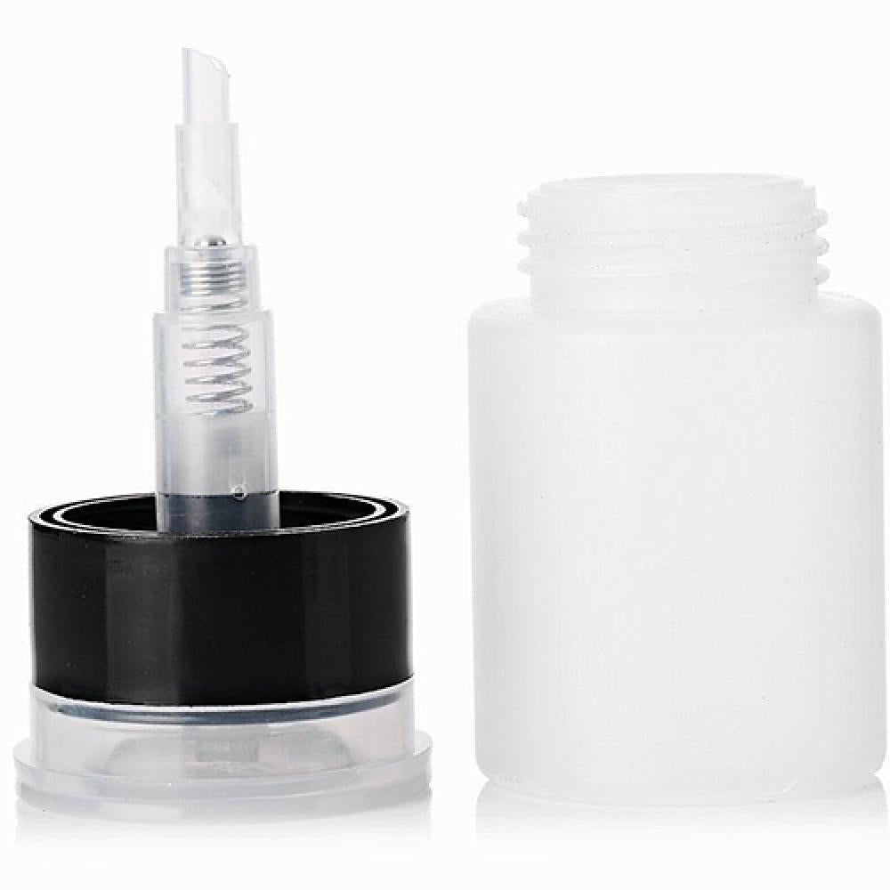 210ml Press Refillable Bottle UV Gel Polish Remover Cleaner Acetone Water Storage Empty Bottle Plastic Nail Remover Container