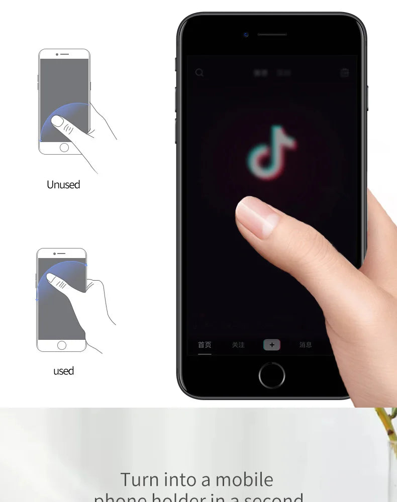 Mobile Phone Bracket Portable Finger Strap Phone Case Stand Finger Ring Grip Holder for Cell Phone Stand for IPhone 12 13 Xiaomi