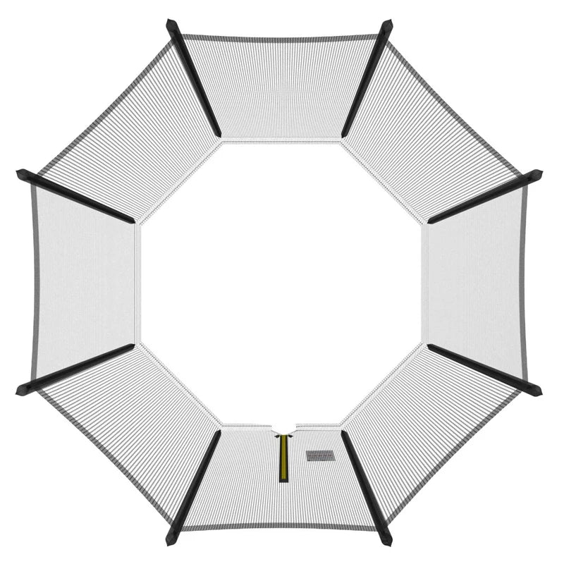 6/8/10/12Feet Trampoline Replacement Net Fence Enclosure Anti-fall Safety Mesh Netting Suit Jumping Pad Fitiness Accessories