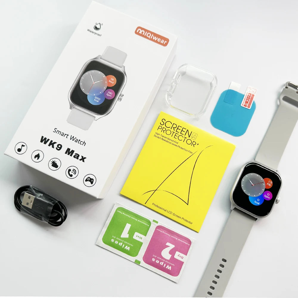New Style Smart Watch WK9 Max Big Inch Smartwatch Fitness tracker Smart Watch Waterproof for Man Women