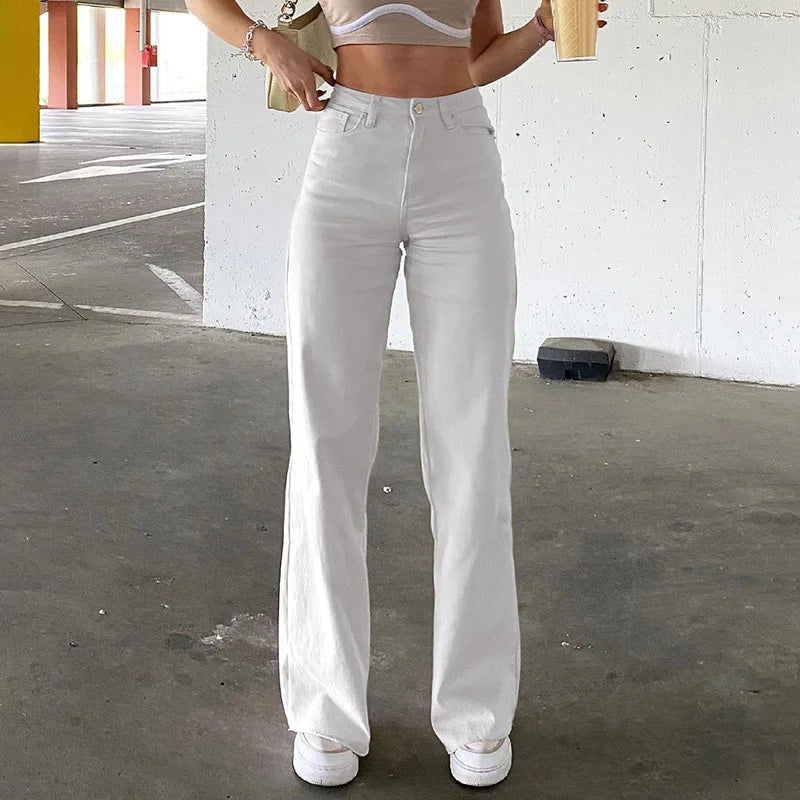 Liu Ming Y2k New Arrivals Women Streetwear Fashion Casual Loose Straight Pants Trousers