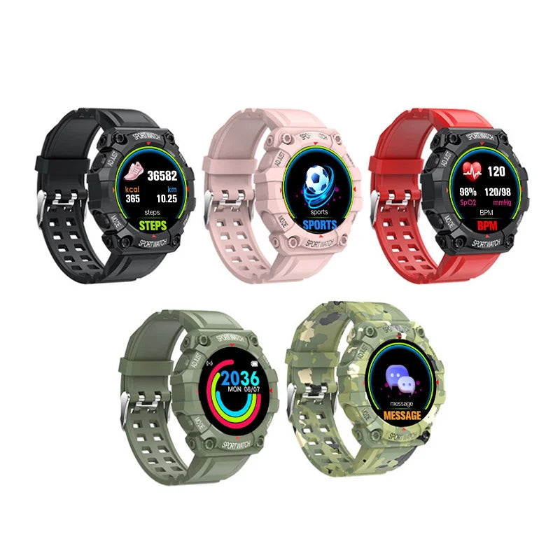 FD68 Smartwatch Fitness Tracker Color Screen Smartwatch FD68 Heart Rate Monitor Fitness Band Smart Watch FD68S