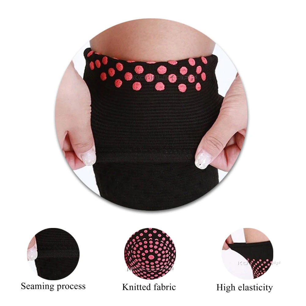 Tourmaline Self Heating Knee Pads Help Warm Support Magnetic Therapy KneePad Pain Relief Arthritis Knee Patella Massage Sleeves